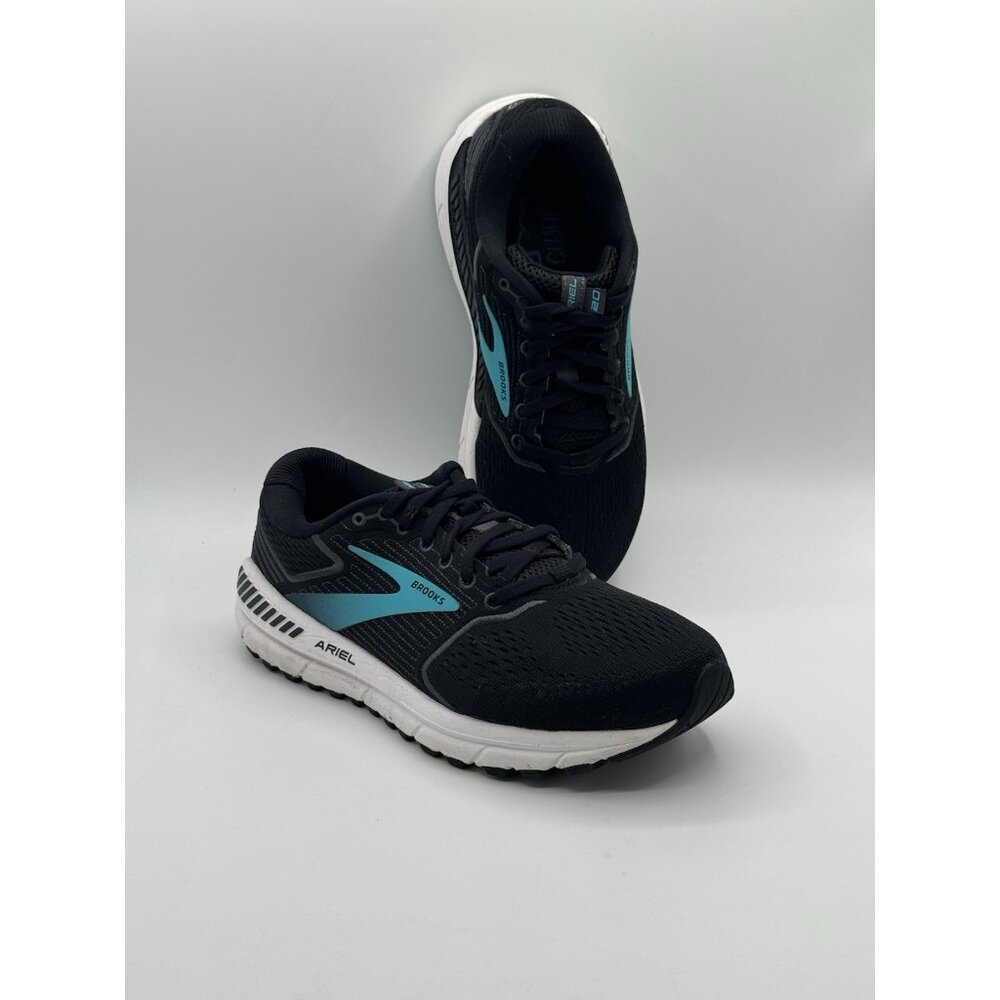 Brooks Womens Ariel 20 Running Shoes Black 1203151D064 Lace Up Mesh Size US 8 - Picture 11 of 13